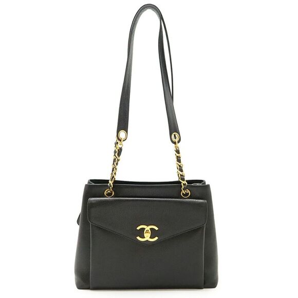 Chanel Caviar Leather Tote Bag - Picture 1 of 9